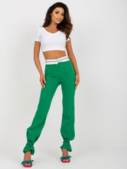 брюки dhj-sp-6971.37p зеленые цена и информация | Женские брюки | 220.lv