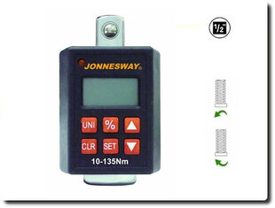 Динанометрический адаптер Jonnesway цена и информация | Механические инструменты | 220.lv