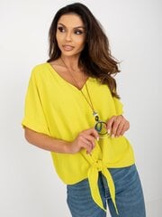 блузка dhj-bz-8086.10 желтая цена и информация | Женские блузки, рубашки | 220.lv