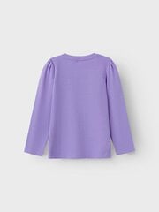 Bērnu t-krekls Name It, lillā/zeltains цена и информация | Рубашки для девочек | 220.lv