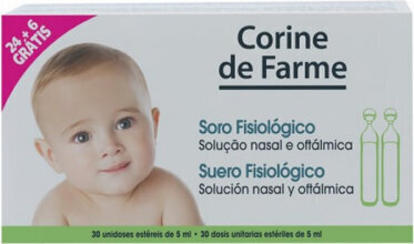 Serums Corine De Farme Physiological Serum, 30x5ml cena un informācija | Bērnu kosmētika, līdzekļi jaunajām māmiņām | 220.lv