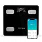 Analītiskie elektroniskie svari 17in1, melns cena un informācija | Ķermeņa svari, bagāžas svari | 220.lv