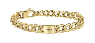 BREIL Стильный позолоченный браслет для мужчин Logomania TJ3069 sRE0033 цена и информация | Мужские украшения | 220.lv