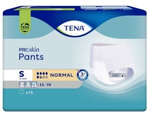 TENA Pants Normal S 15p цена и информация | Подгузники, прокладки, одноразовые пеленки для взрослых | 220.lv