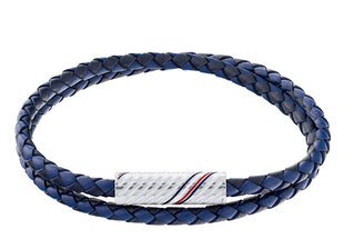 Tommy Hilfiger Стильный двойной кожаный браслет 2790470 sTH1333 цена и информация | Мужские украшения | 220.lv