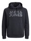 Jack & Jones vīriešu sporta krekls 12152840*06, melns 5715106795563 цена и информация | Vīriešu krekli | 220.lv