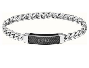 Hugo Boss Модный мужской двухцветный браслет Bennett 1580260 sHB0064 цена и информация | Мужские украшения | 220.lv