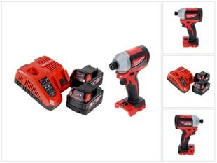 Ударная дрель Milwaukee M18 BLID2-502FC цена и информация | Шуруповерты, дрели | 220.lv