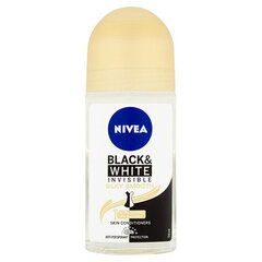 Nivea Invisible Black & White Silky Smooth - Alcohol-free antiperspirant 50ml цена и информация | Дезодоранты | 220.lv