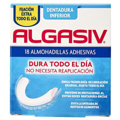 Прокладки для зубных протезов INFERIOR Algasiv ALGASIV INFERIOR (18 uds) цена и информация | Зубные щетки, пасты | 220.lv