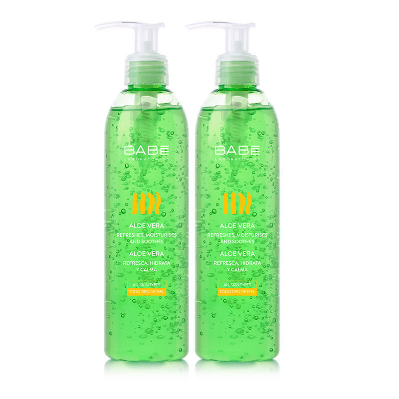 BABE 100% Aloe gels 300ml 1+1 cena un informācija | Ķermeņa krēmi, losjoni | 220.lv