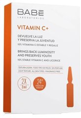 BABE Vitamin C+ amp. 2ml x 2gab. cena un informācija | Serumi sejai, eļļas | 220.lv