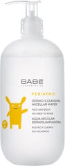 BABE Pediatric micelārais ūdens ādas attīrīšanai 500ml cena un informācija | Ķermeņa krēmi, losjoni | 220.lv