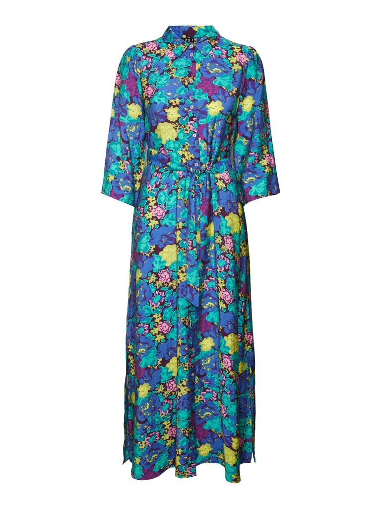 Sieviešu kleita Vero Moda, zila/lillā cena un informācija | Kleitas | 220.lv