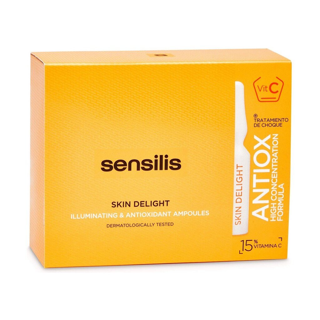 Ampulas Sensilis Skin Delight (15 x 1,5 ml) cena un informācija | Serumi sejai, eļļas | 220.lv