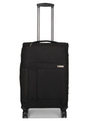 Дорожный чемодан Airtex 618/24, черный цена и информация | Чемоданы, дорожные сумки | 220.lv