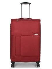 Дорожный чемодан Airtex 618/28, бордовый цена и информация | Чемоданы, дорожные сумки | 220.lv