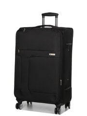 Дорожный чемодан Airtex 618/28, черный цена и информация | Чемоданы, дорожные сумки | 220.lv