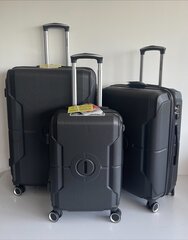 Большой дорожный чемодан Airtex 635/L, черный цена и информация | Чемоданы, дорожные сумки | 220.lv