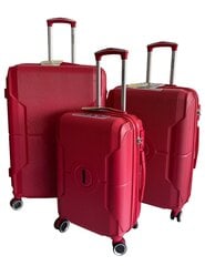 Большой дорожный чемодан Airtex 635/L, красный цена и информация | Чемоданы, дорожные сумки | 220.lv