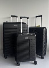 Большой дорожный чемодан Airtex 642/L, черный цена и информация | Чемоданы, дорожные сумки | 220.lv