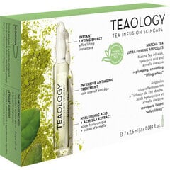 Ампулы с эффектом лифтинга Teaology матча чай (7 x 2,5 ml) цена и информация | Сыворотки для лица, масла | 220.lv