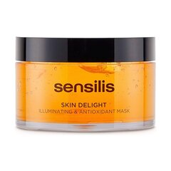 Иллюминирующая маска Sensilis Skin Delight антиоксидантами (150 ml) цена и информация | Маски для лица, патчи для глаз | 220.lv