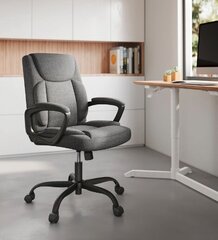 Biroja krēsls, 70 x 66 x (92-102), melns цена и информация | Офисные кресла | 220.lv