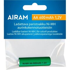 Airam uzlādējamā baterija Ni-Mh, AA, 600 mAh cena un informācija | AIRAM Mājai un remontam | 220.lv