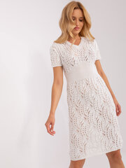 Женское белое трикотажное платье 2016103408856 цена и информация | Платья | 220.lv
