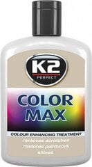 Krāsains ārējais polirols K2 balts, 200 ml cena un informācija | Auto ķīmija | 220.lv
