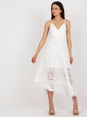 Женское белое Платье с оборкой 2016103406982 цена и информация | Платья | 220.lv