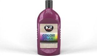 Ārējais polirols, bordo K2 Color Max, 500 ml cena un informācija | Auto ķīmija | 220.lv