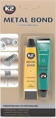 Divkomponentu epoksīda līme metālam K2 Metal Bond, 56 g цена и информация | Автохимия | 220.lv