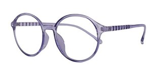 Zilās gaismas aizsardzības datorbrilles sievietēm Lensor UltraBlue 2386 52-19-149 C7 (M), violeti caurspīdīgas cena un informācija | Brilles | 220.lv