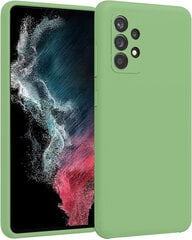 Soundberry silikona vāciņš Samsung Galaxy A53, zaļš - Green Tea cena un informācija | Telefonu vāciņi, maciņi | 220.lv