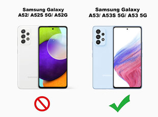 Soundberry silikona vāciņš Samsung Galaxy A53, zaļš - Green Tea cena un informācija | Telefonu vāciņi, maciņi | 220.lv