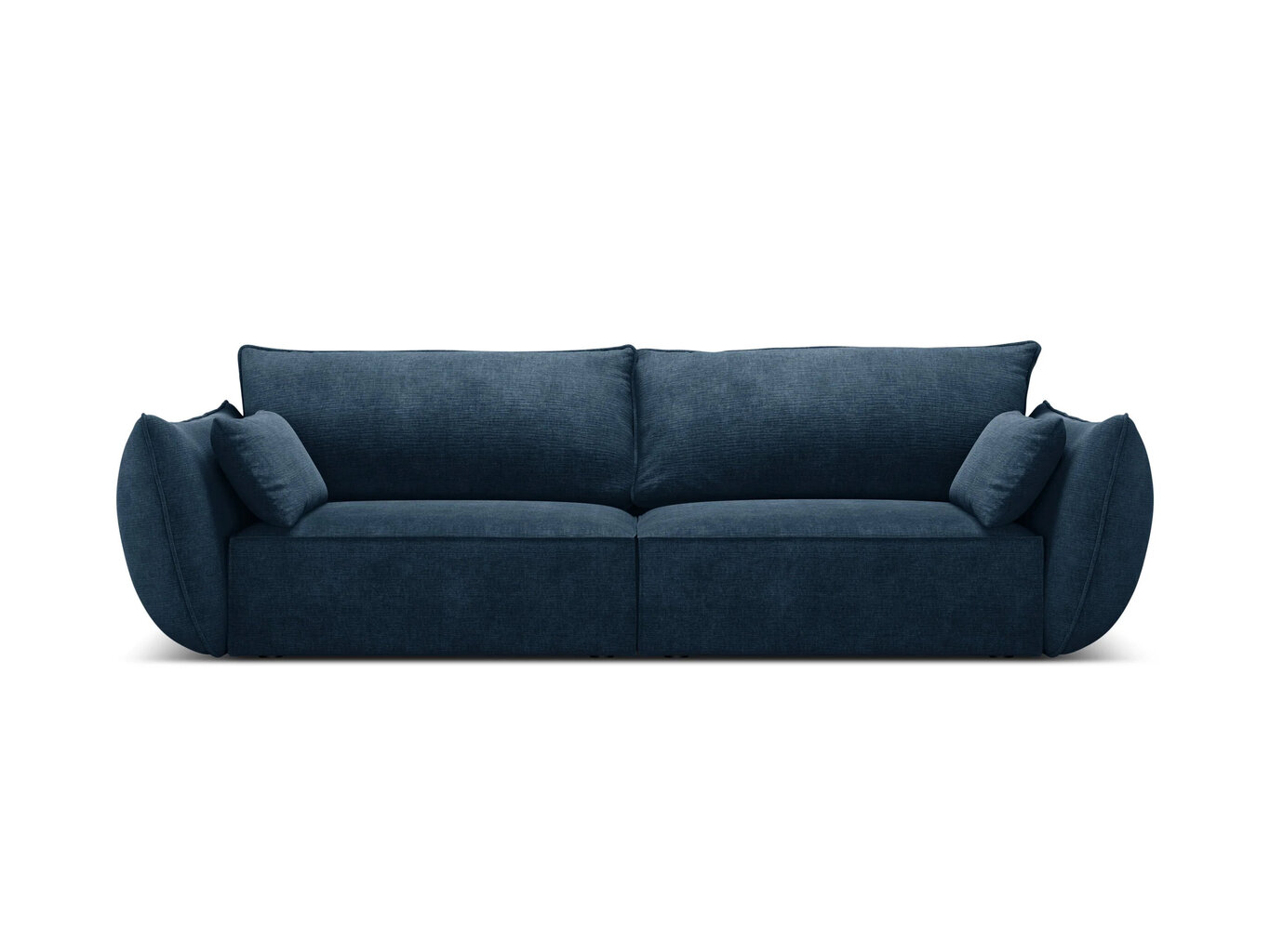 Dīvāns Vanda, 3 sēdvietas, tumši zils cena un informācija | Dīvāni | 220.lv
