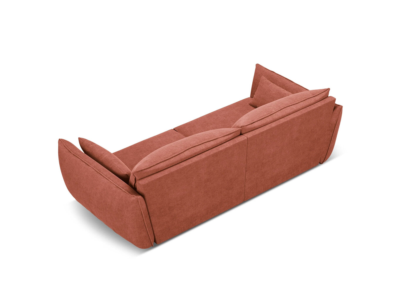 Dīvāns Vanda, 3 sēdvietas, sarkans цена и информация | Dīvāni | 220.lv