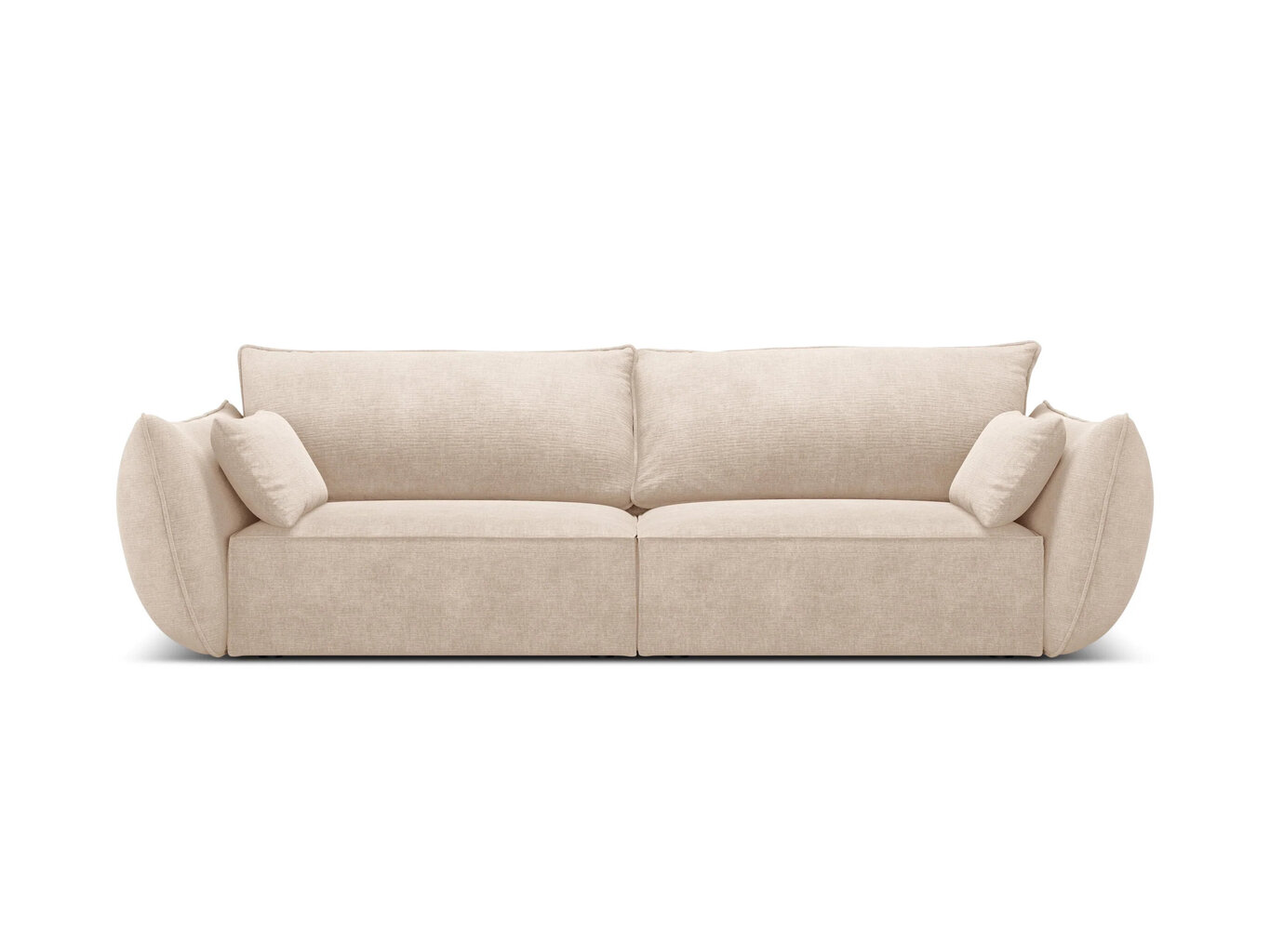 Dīvāns Vanda, 3 sēdvietas, smilškrāsas cena un informācija | Dīvāni | 220.lv