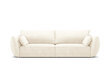 Dīvāns Vanda, 3 sēdvietas, gaišas smilškrāsas cena un informācija | Dīvāni | 220.lv
