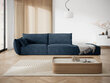 Labās puses dīvāns Vanda, 4 sēdvietas, zils cena un informācija | Stūra dīvāni | 220.lv