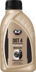 Синтетическая тормозная жидкость K2 DOT 4, 1 Л цена и информация | Автохимия | 220.lv