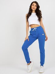 темно-синие женские спортивные штаны с резинкой на талии цена и информация | Спортивная одежда для женщин | 220.lv