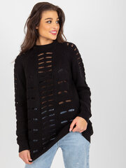 Sieviešu melns oversize džemperis cena un informācija | Sieviešu džemperi | 220.lv