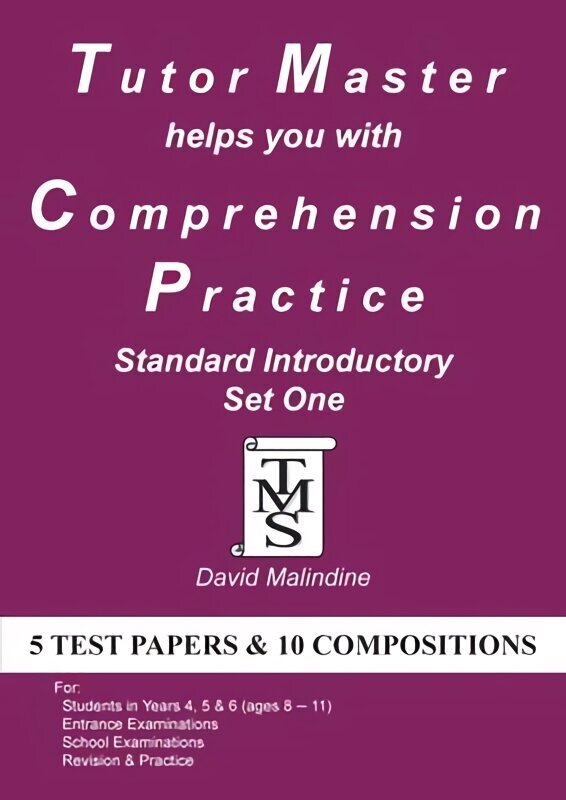 Tutor Master Helps You with Comprehension Practice - Standard Introductory Set One цена и информация | Grāmatas pusaudžiem un jauniešiem | 220.lv