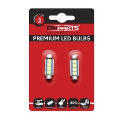 EinParts Auto LED Spuldzes C10W Festoon 42mm 6000K CanBus 12V - 2 gb. cena un informācija | Auto spuldzes | 220.lv