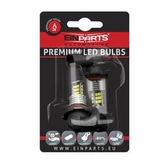 EinParts Auto LED Spuldzes H8 6000K CanBus 12V - 2 gb. cena un informācija | Auto spuldzes | 220.lv