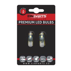 EinParts Auto LED Spuldzes W5W 6000K CanBus 12V - 2 gb. cena un informācija | Auto spuldzes | 220.lv