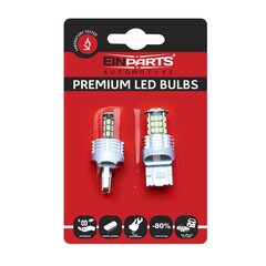 EinParts Auto LED Spuldzes W21/5W 6000K CanBus 12V - 2 gb. cena un informācija | Auto spuldzes | 220.lv